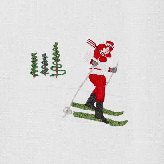 Skier Jill Hand Towel