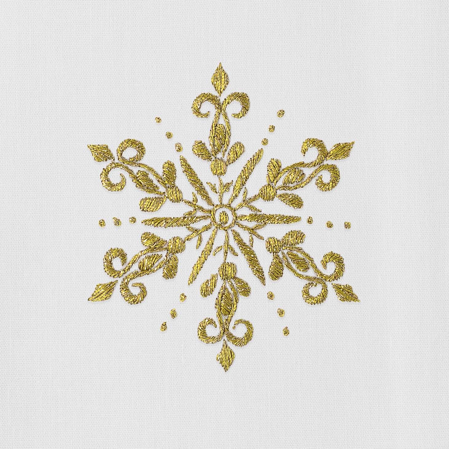 Snowflake Gold Towel - Thumbnail 4