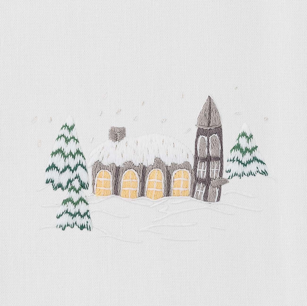 Snowy Chapel Towel - Thumbnail 4