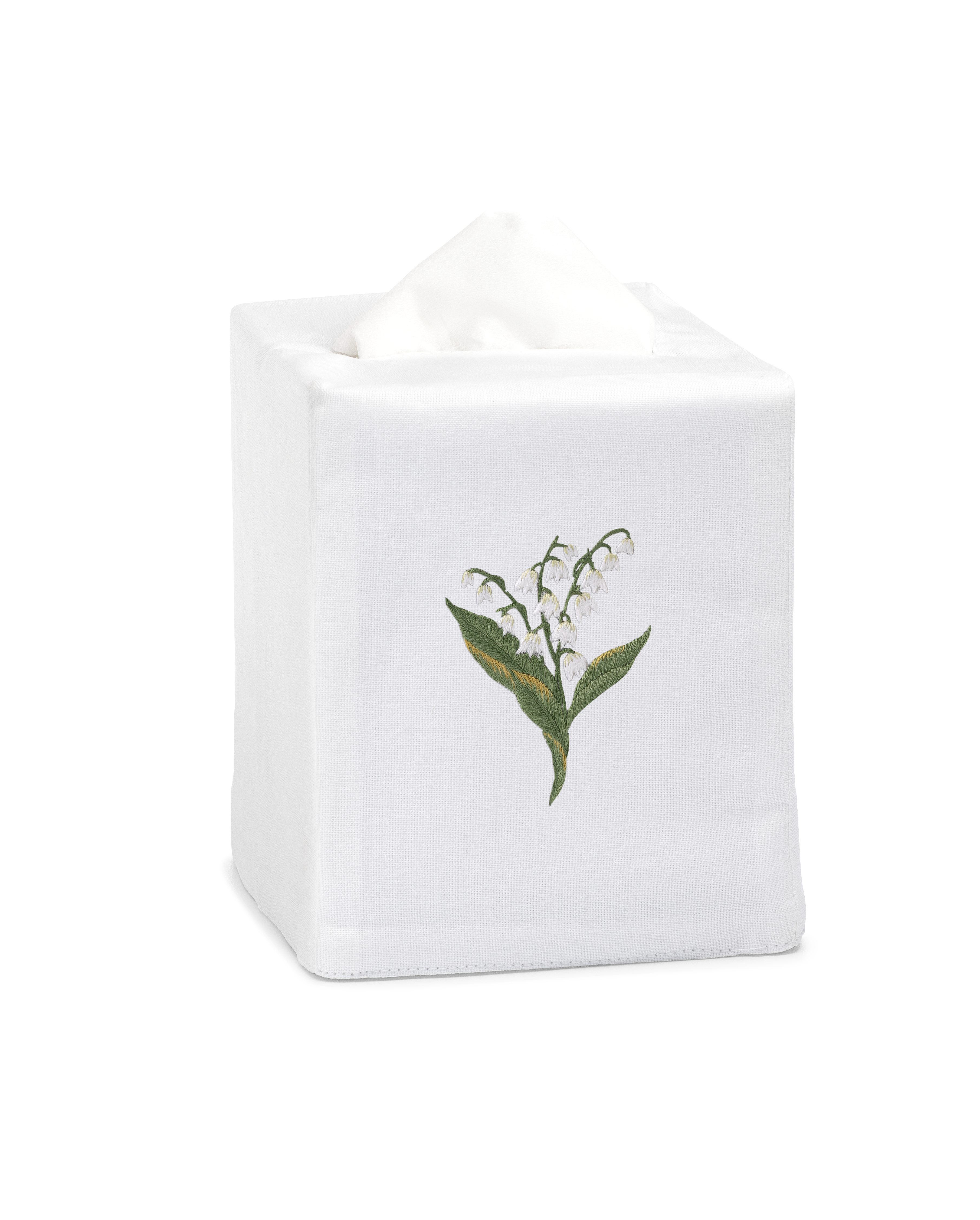 Lily of the Valley Botanical Tissue Box Cover - Thumbnail 3