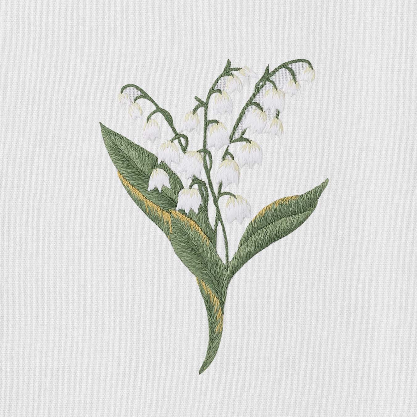 Lily of the Valley Botanical Towel - Thumbnail 5