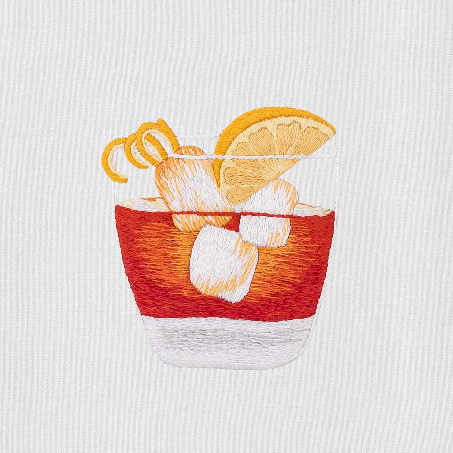 Negroni Cocktail Hand Towel