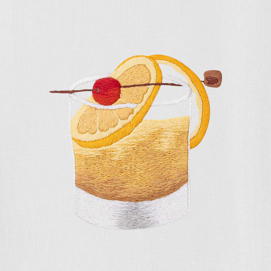Old Fashioned Cocktail Hand Towel