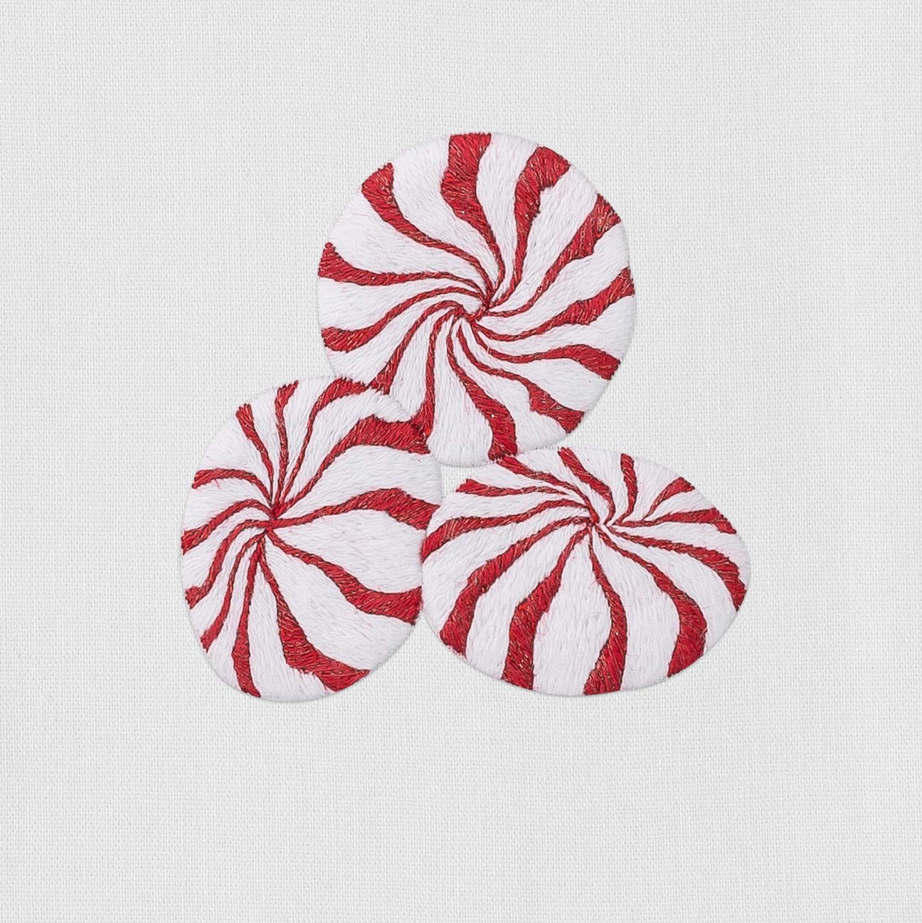 Peppermint Candies Hand Towel