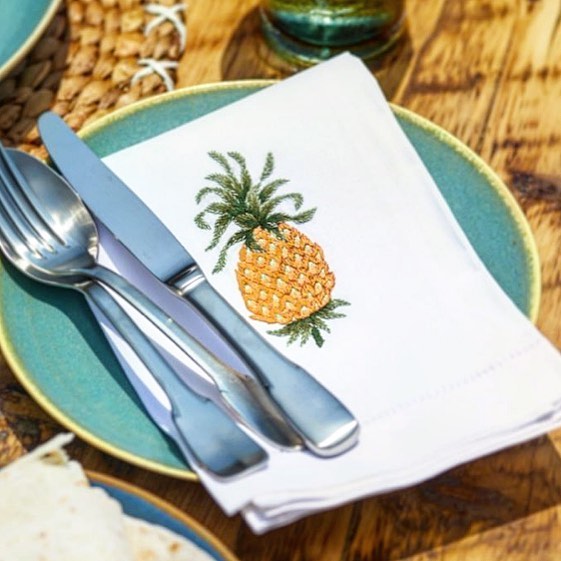 pineapple napkin